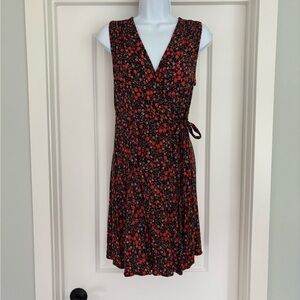 Universal Thread Ditsy Floral Wrap Dress Size M